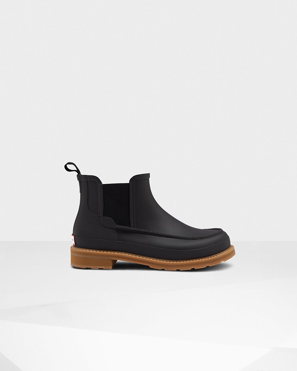 Mens Hunter Original Moc Toe - Chelsea Boots Black - 8346-CWUDK